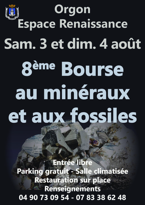 8éme SALON minéraux fossiles meteorites bijoux