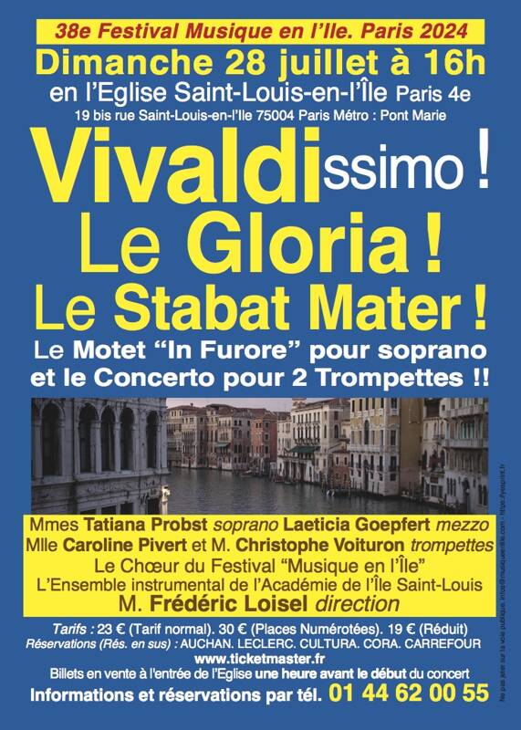 Vivaldissimo ! Gloria ! Stabat Mater ! Motet