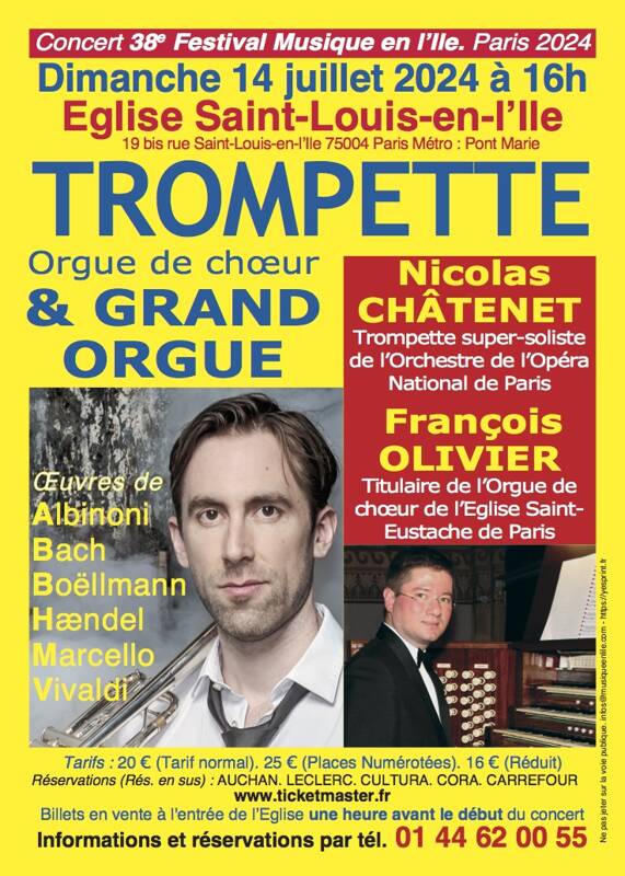 Trompette Orgue de choeur et Grand Orgue