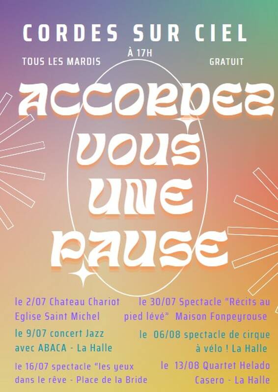 Accordez vous une pause