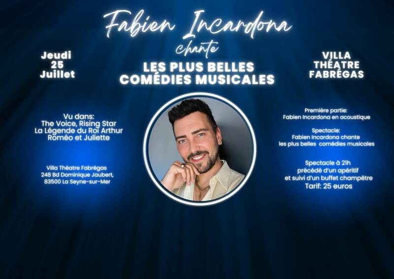 Fabien Incardona chante les plus belles comédies musicales