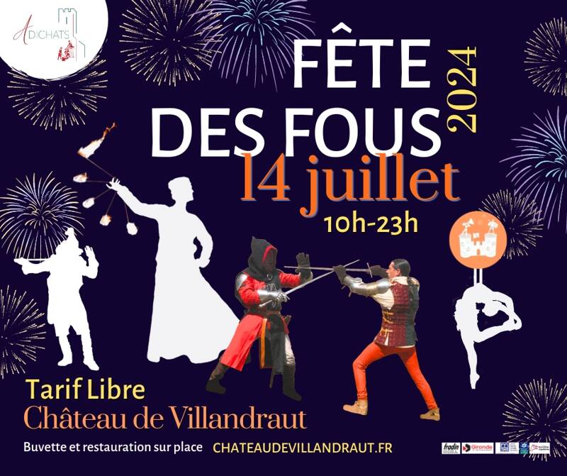 Fête des fous au château de Villandraut