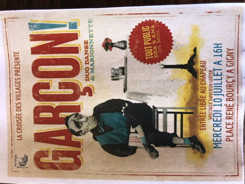 Spectacle danse et marionnette « Garçon »