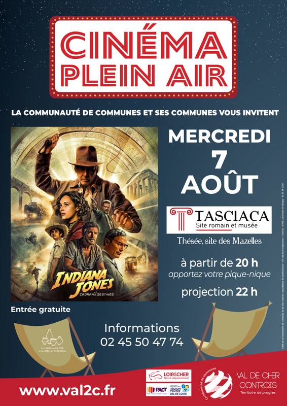 Cinéma plein air à Thésée