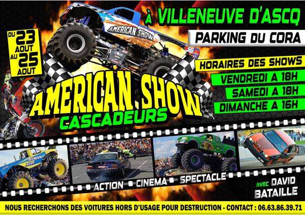 Cascadeurs American Show - Production Dumas à Villeneuve d'Ascq