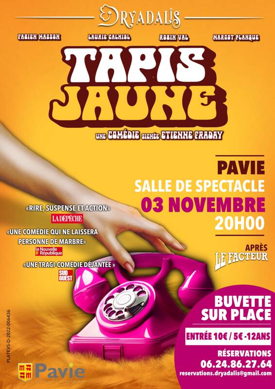 Comédie TAPIS JAUNE par Etienne Fraday