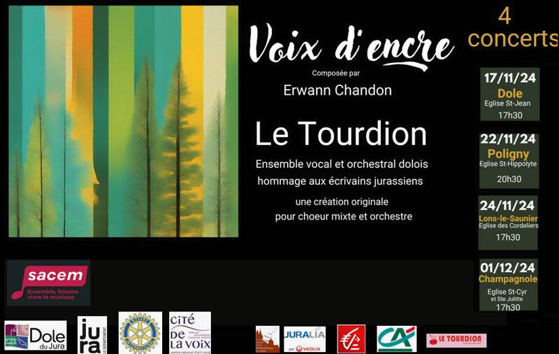 CONCERT « Voix d’encre » - Musique classique pour Chœur et piano