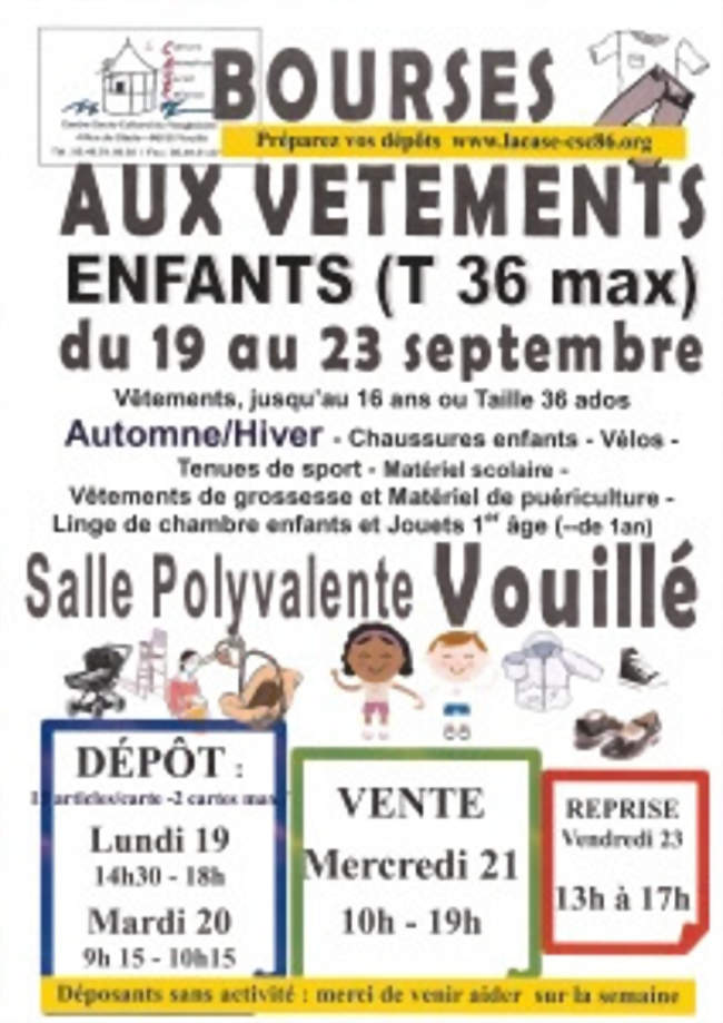 Bourses aux vêtements enfants - Vouillé