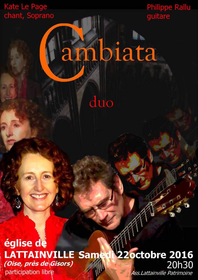 Cambiata : soprano et guitare
