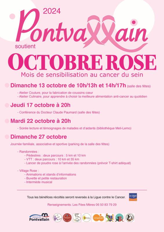 Octobre rose campagne de sensibilisation au cancer du sein