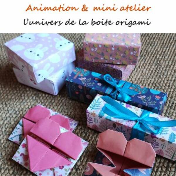 L'univers de la boite en Origami à St Meen le 30 novembre !