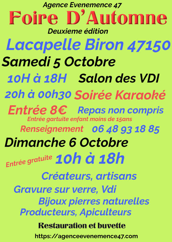 foire d'automne