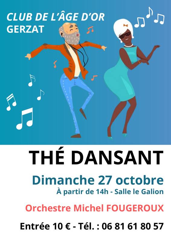 Thé dansant organisé par le club de l'âge d'or de Gerzat