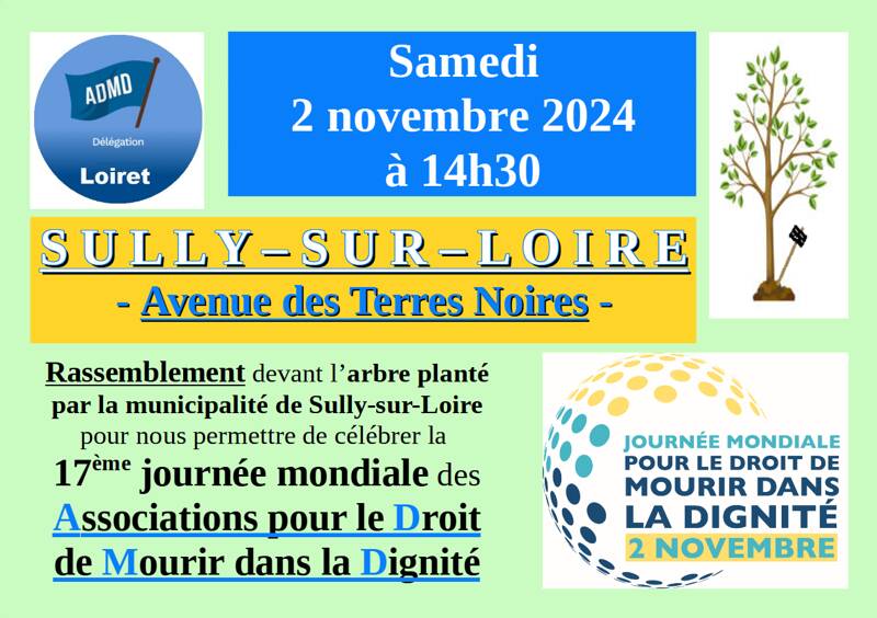 Journée mondiale pour le Droit de Mourir dans la Dignité