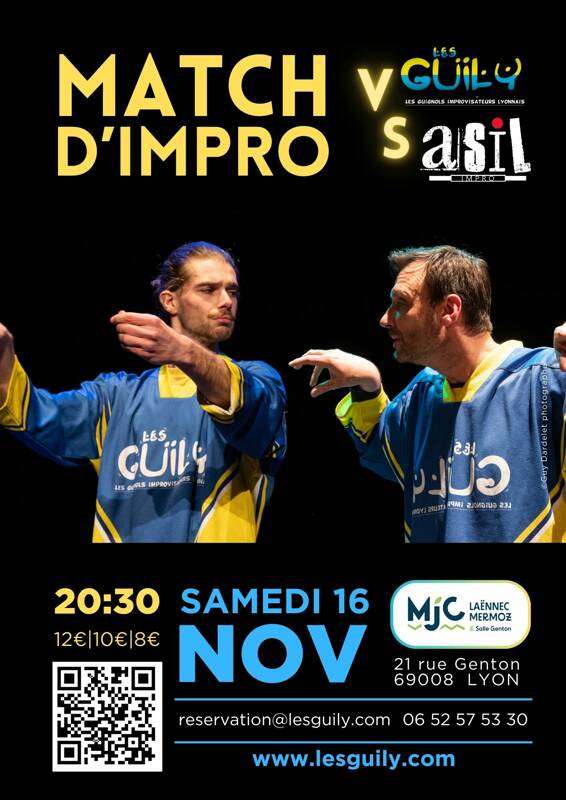 Troupe d'improvisation théâtrale les Guily - Match contre l'ASIL de Saint-Etienne