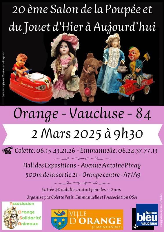 20 salon de la Poupée et du Jouet d'hier à aujourd'hui