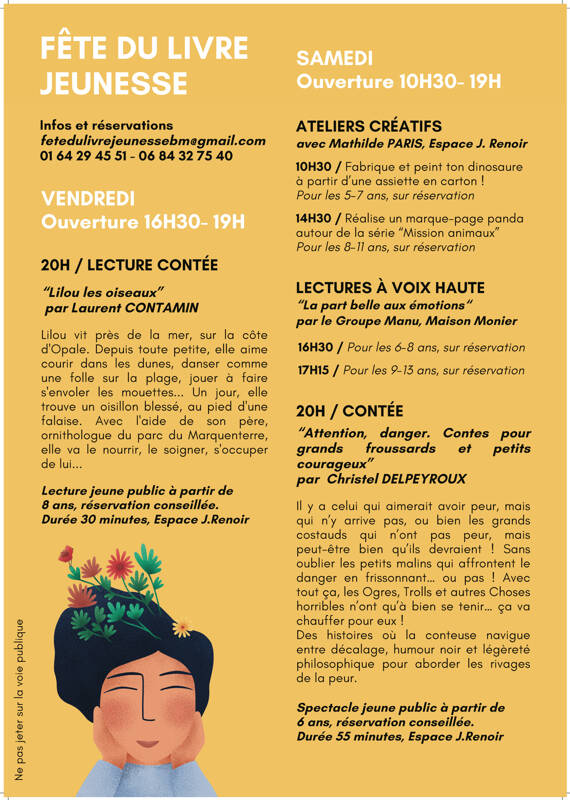 4ème Fête du livre jeunesse de Bourron-Marlotte