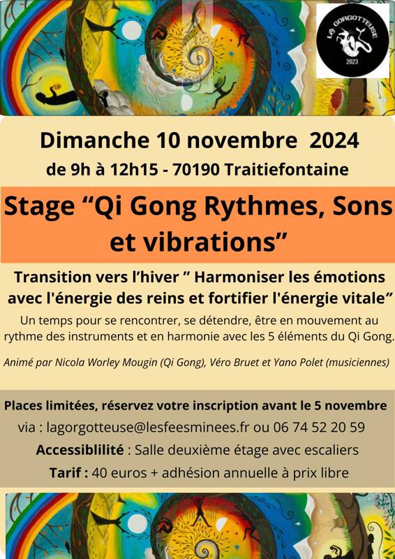 Stage Qi Gong - Rythmes, sons et vibrations