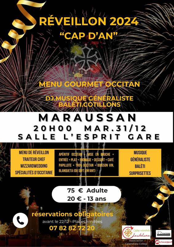 RÉVEILLON 2024 « CAP D’AN »
