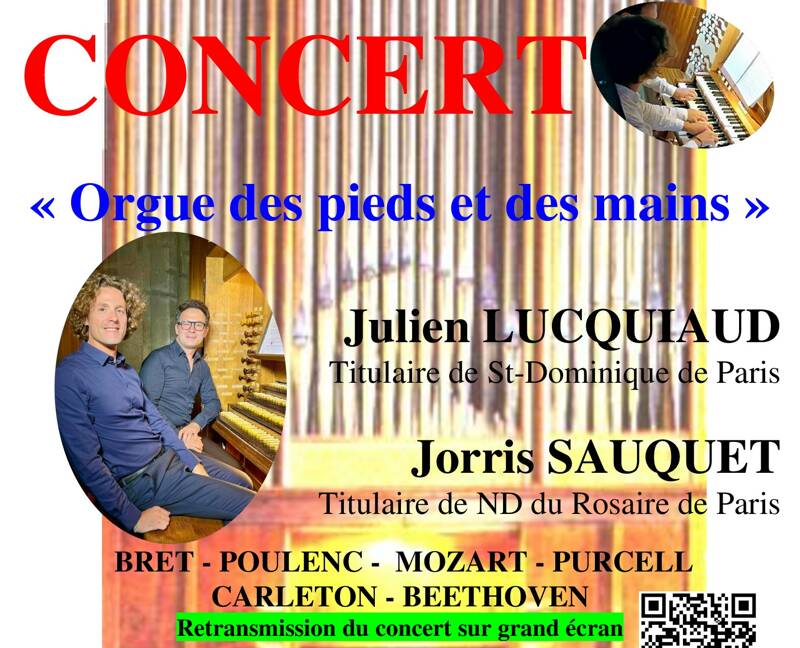 Concert orgue des pieds et des mains