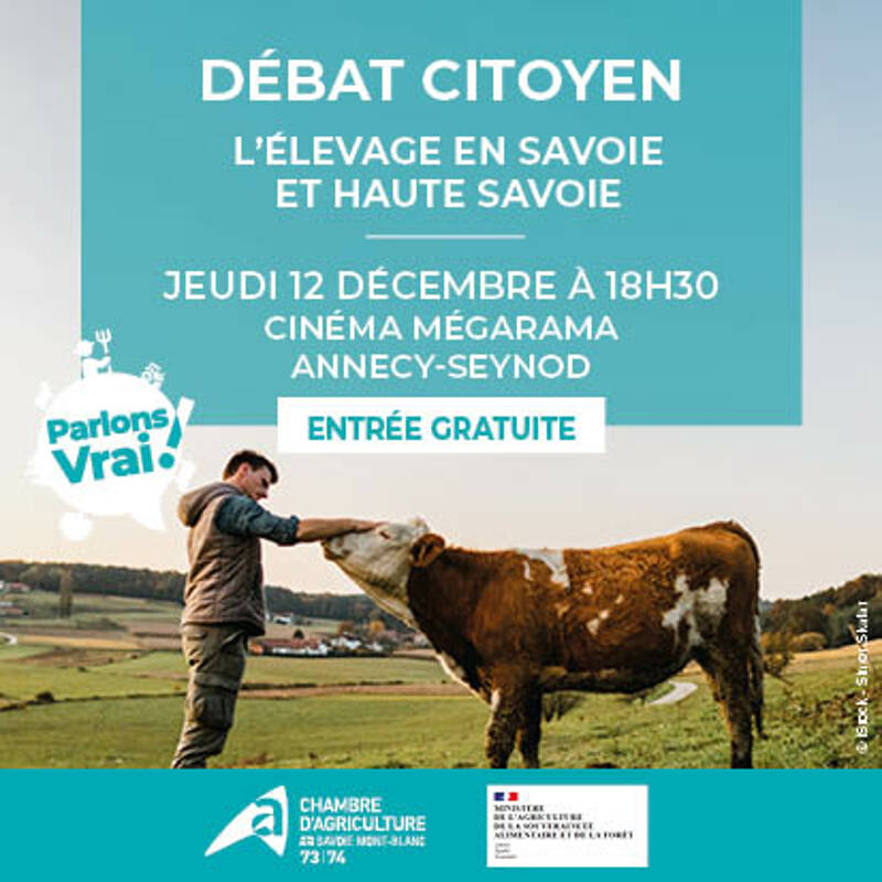 Ciné-débat citoyen sur l'élevage à Annecy