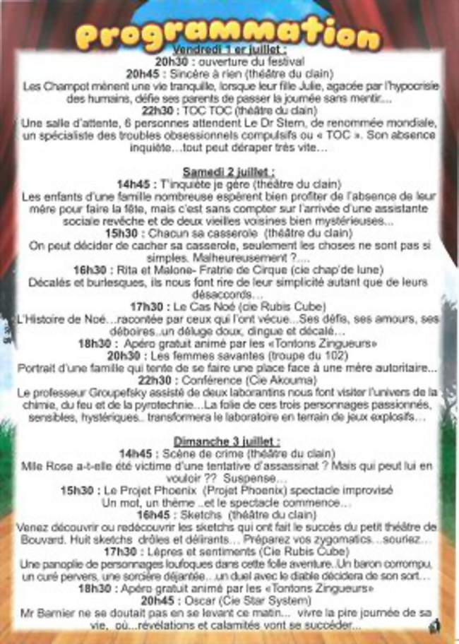 Festival de théâtre - Les comédiales - Chasseneuil du Poitou