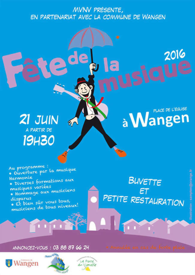 Fête de la Musique 2016 à Wangen
