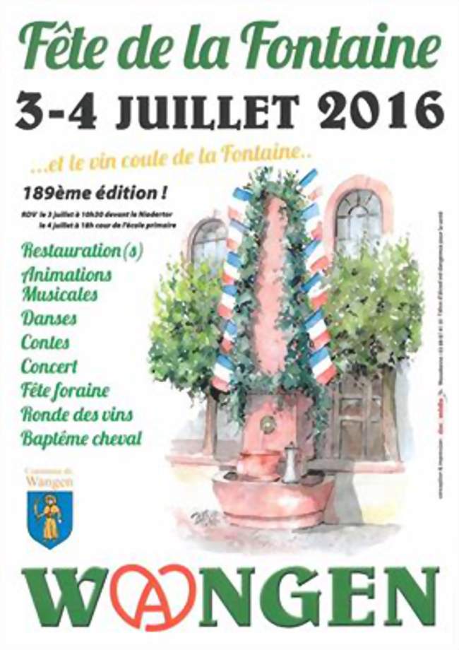 Fête de la fontaine à Wangen