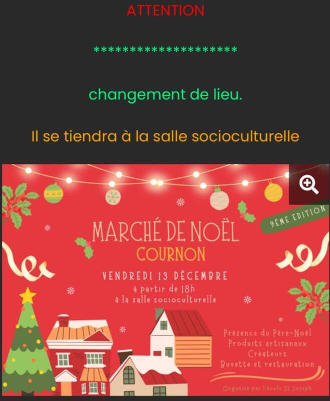 Marché de Noël de Cournon