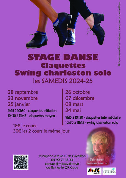 STAGE DANSE Claquettes et Swing Charleston Solo