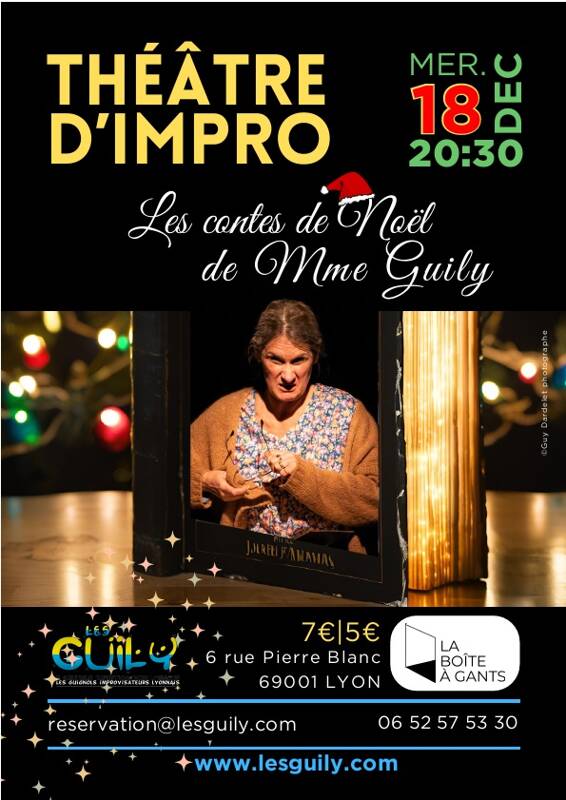 Spectacle d'improvisation : Les contes de Noël de Mme Guily
