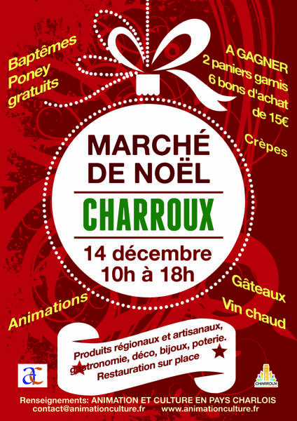 Marché de Noël à Charroux