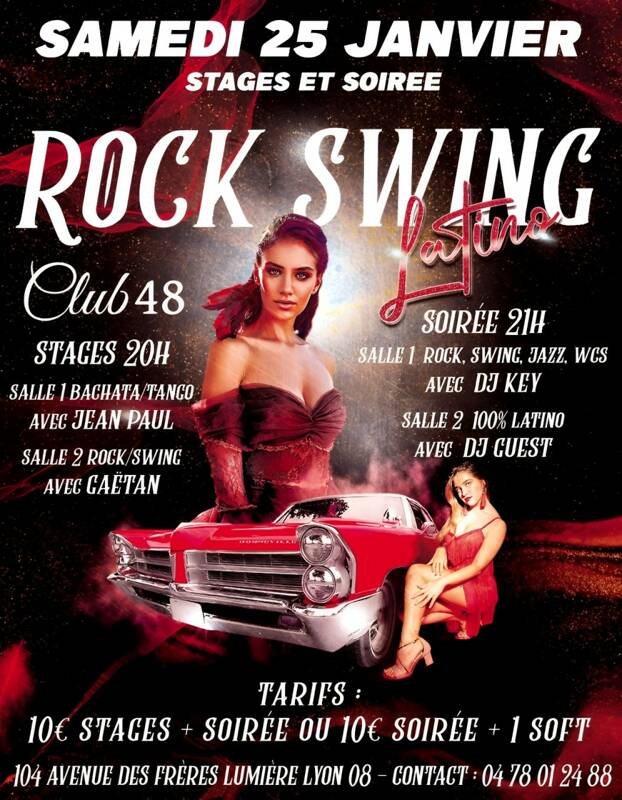 Stage et Soirée Rock, Swing & Latino