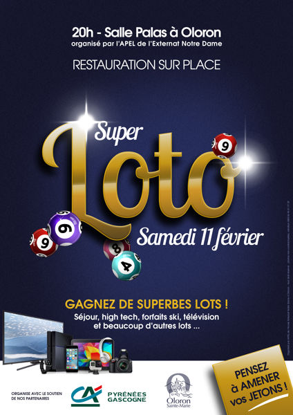 SUPER LOTO APEL EXTERNAT NOTRE DAME