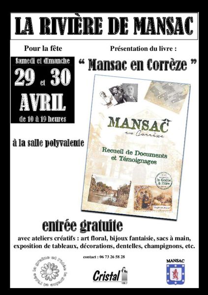 Présentation du livre sur Mansac en Corrèze