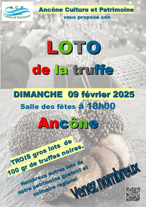 Ca va sentir bon la truffe à Ancône le 09 février 2025