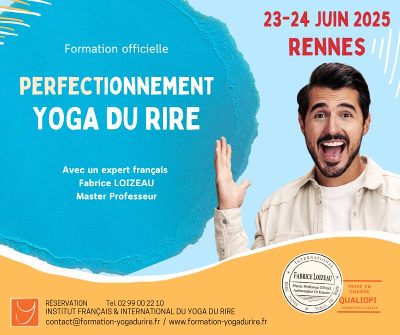 Formation Perfectionnement Animateur Pro de Yoga du rire à Rennes 2j