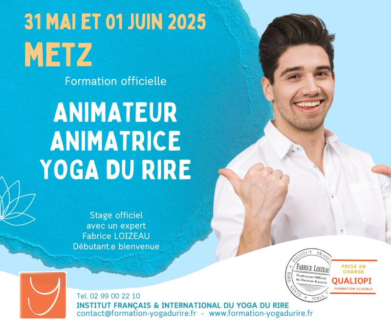 Formation Animateur de Yoga du Rire à Metz 2j