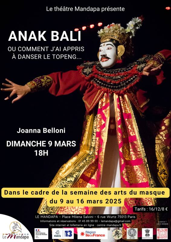 Anak Bali, ou comment j'ai appris à danser le Topeng... Indonésie