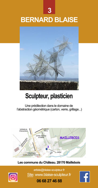 Le sculpteur et plasticien Bernard Blaise ouvre son atelier