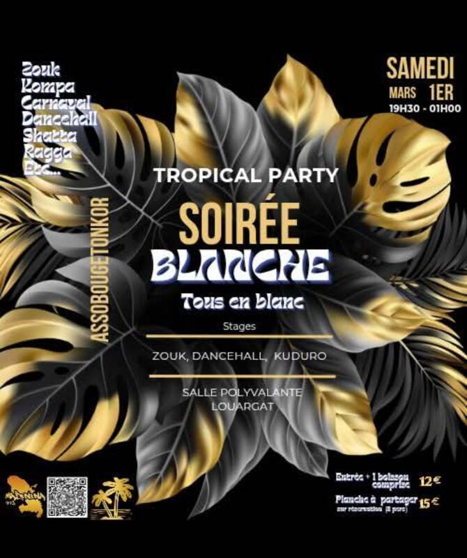 Tropical party soirée blanche
