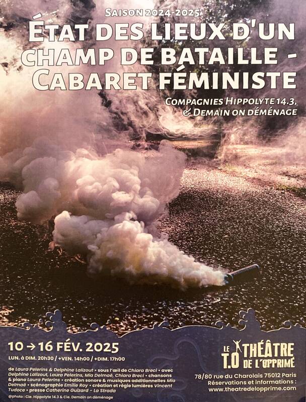 Etat des lieux d'un champ de bataille - cabaret féministe