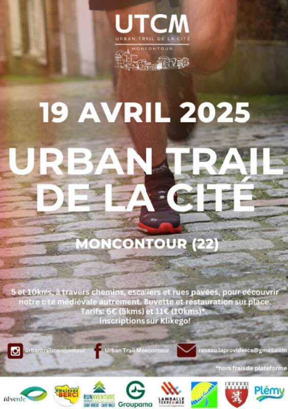 Un nouvel événement fait vibrer Moncontour - L’UTCM, un urban trail pour découvrir la cité