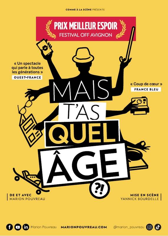 Mais t'as quel âge ?! au Théâtre à l'Ouest de Lyon