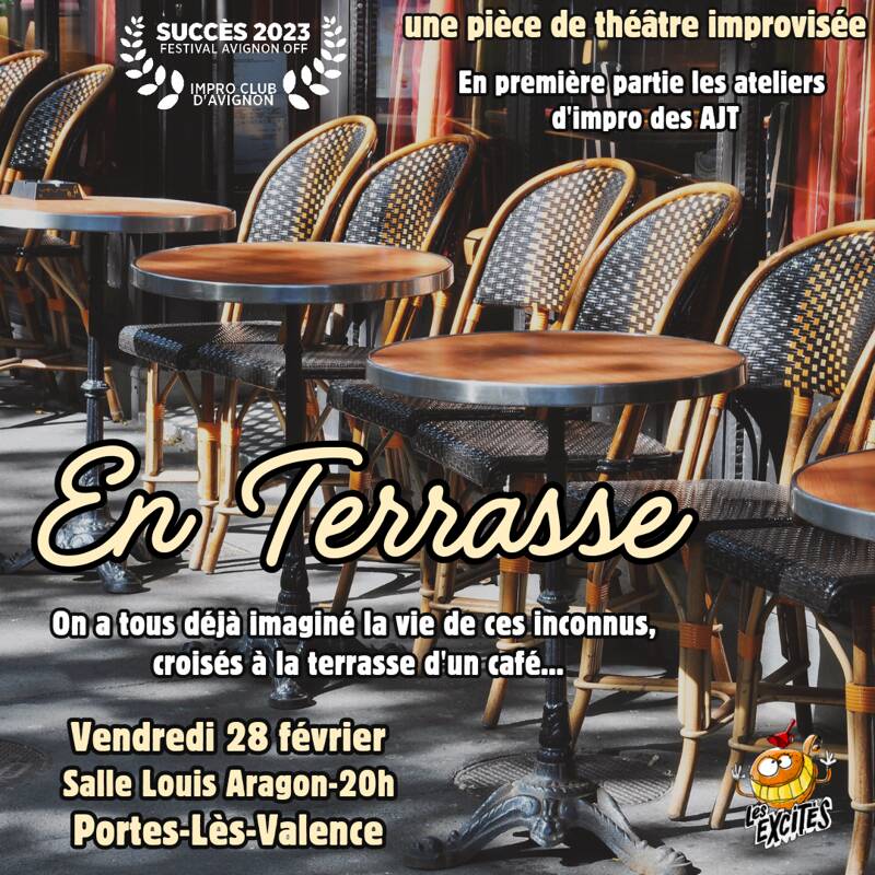 EN TERRASSE - Pièce improvisée