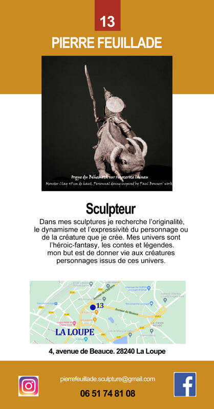 Le sculpteur Pierre Feuillade ouvre son atelier