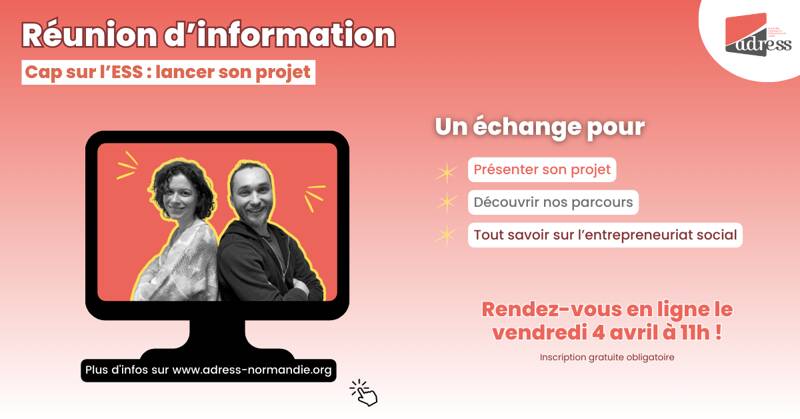 Créer son entreprise sociale en Normandie avec l'ADRESS