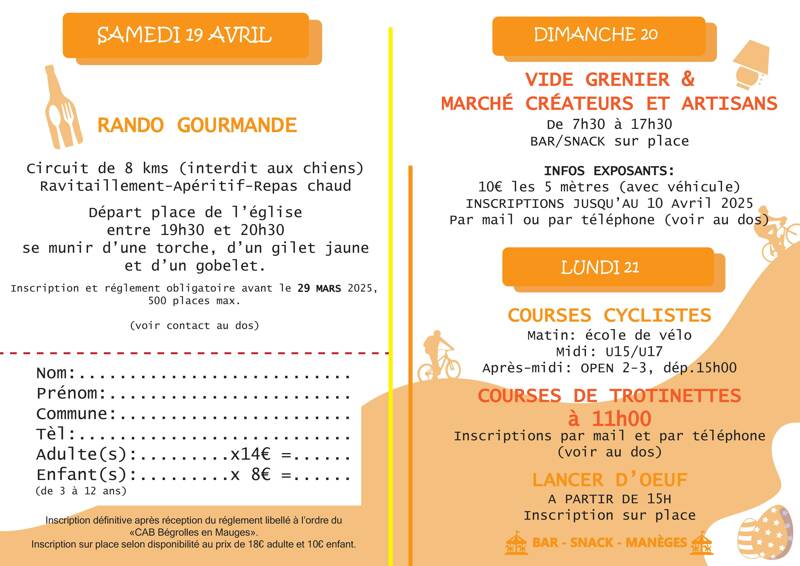 Vide-greniers de la Fête des œufs durs
