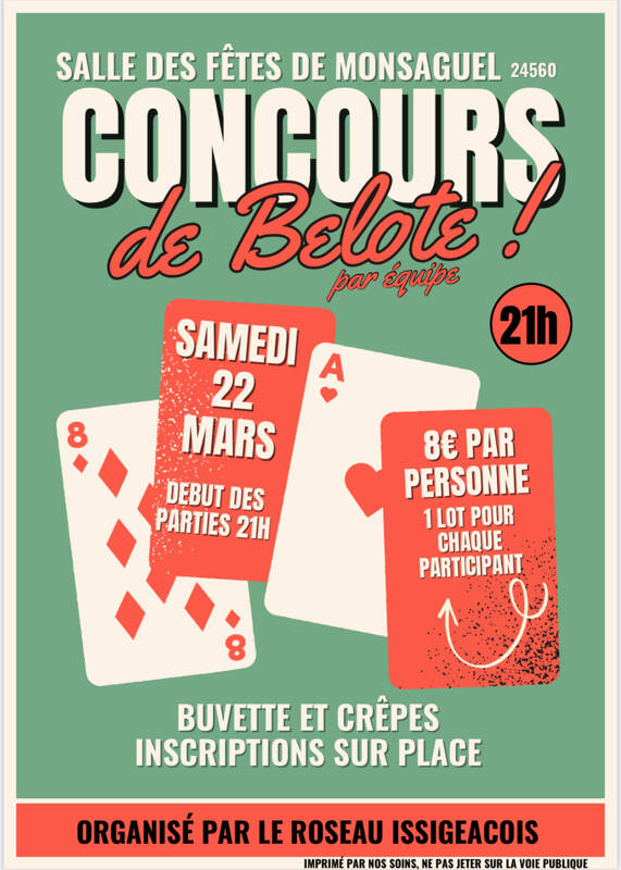 Concours de belote