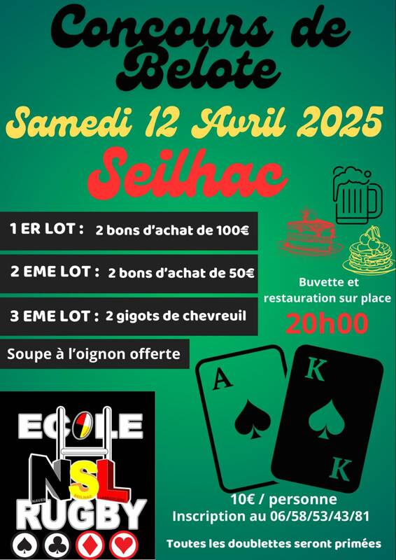 Concours de belote